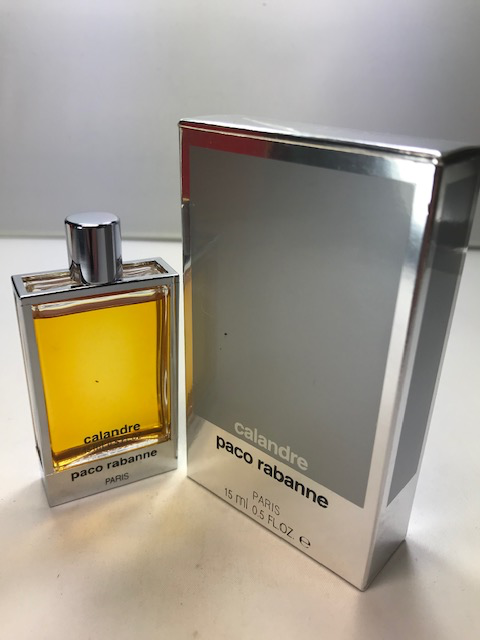Paco Rabanne Calander extrait 15 ml. Vintage rare perfume -