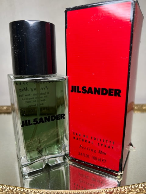 Feeling Man Jil Sander edt 100 ml. Rare, première édition vintage Allemagne.
