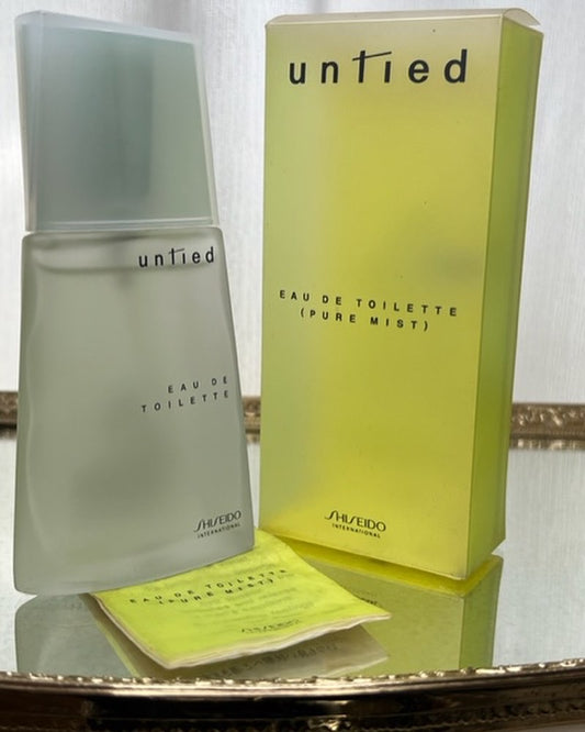 Untied Shiseido edt 50 ml. Rare, vintage 1991. Sealed bottle