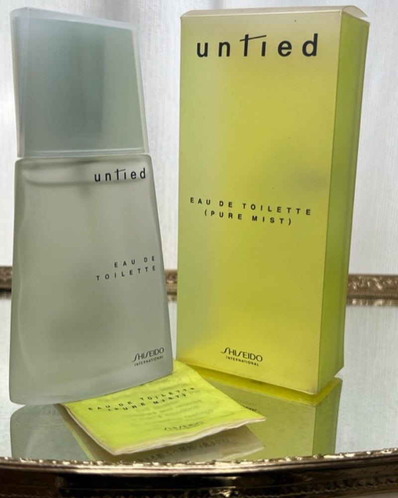 廃盤 希少 SHISEIDO untied EDT 50ml Untied Shiseido edt 50 ml. Rare, vintage 1991. Sealed bottle – My