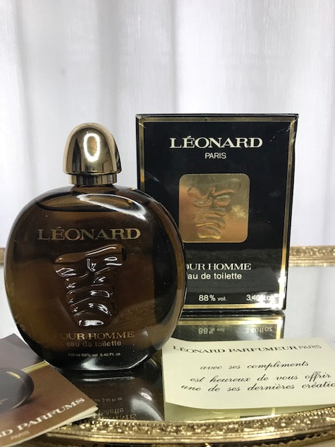 Leonard Pour Homme eau de toilette 100 ml. Original 1980s. Sealed