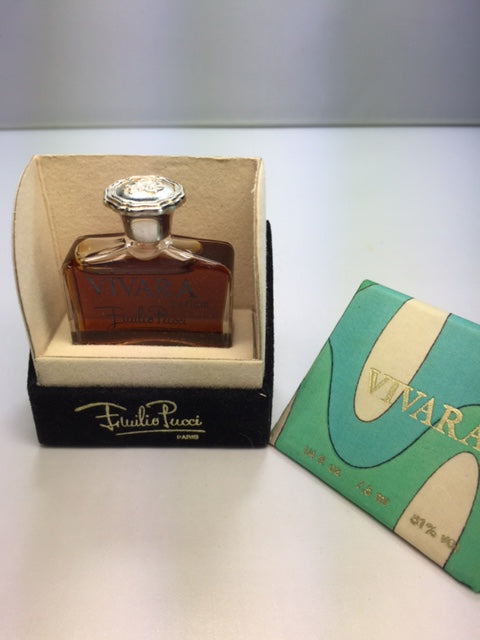 Vivara Emilio Pucci pure parfum 7,5 ml. Rare vintage 1964s.