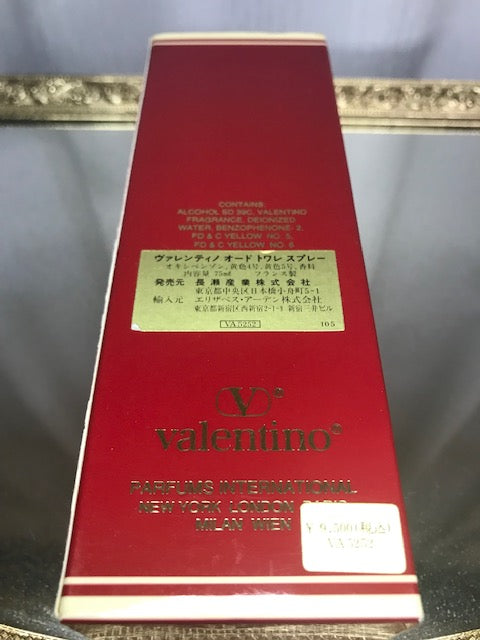 Valentino Valentino edt 75 ml. Rare, vintage first edition.