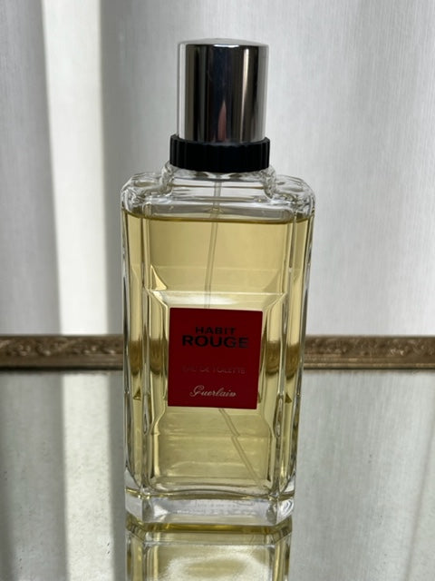Habit Rouge Guerlain edt 100 ml. Vintage. Box without
