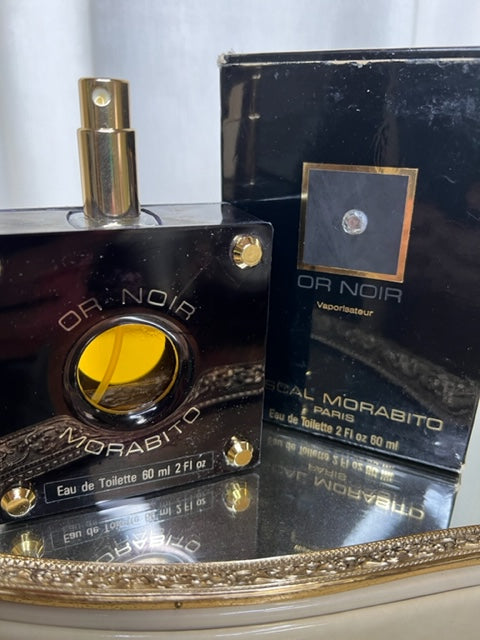 Or Noir Morabito edt 60 ml. Rare, édition originale vintage 1980.