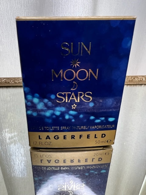 Sun Moon Stars Karl Lagerfeld edt 50 ml. Rare, vintage, première édition. Scellé