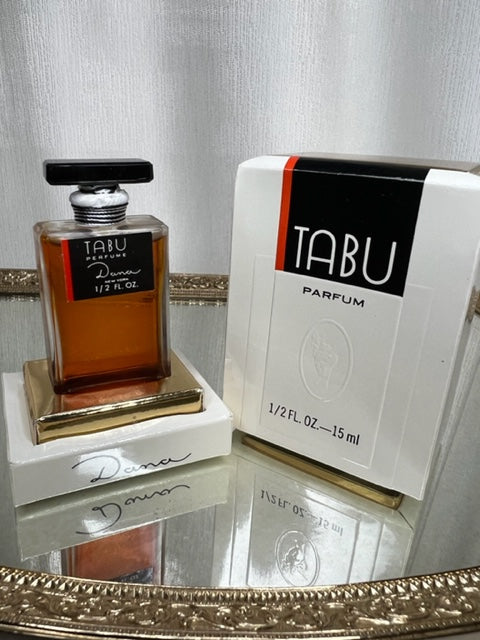 Dana Tabu pure parfum 15 ml. Rare, vintage 1970. Sealed bottle