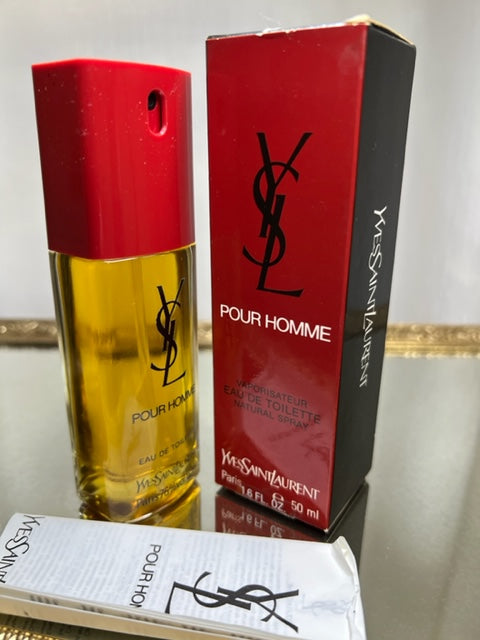 Yves Saint Laurent Pour Homme Yves Saint Laurent edt 50 ml. Vintage 1971 original. Sealed bottle