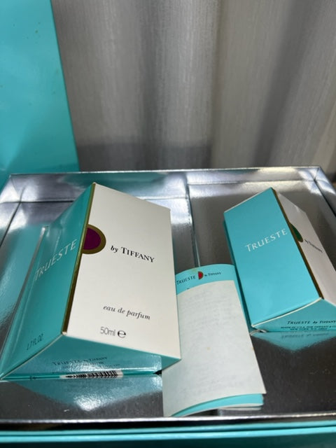 Tiffany Trueste perfume gift set: edp 50 ml and gold atomaizer ...