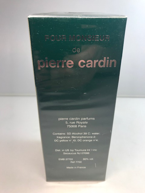 Pierre Cardin Pour Monsieur edt 4 oz (115 ml). Rare first edition. Sealed