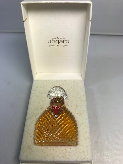 Diva Ungaro extrait de parfum 7,5 ml. Rare, vintage. Scellé