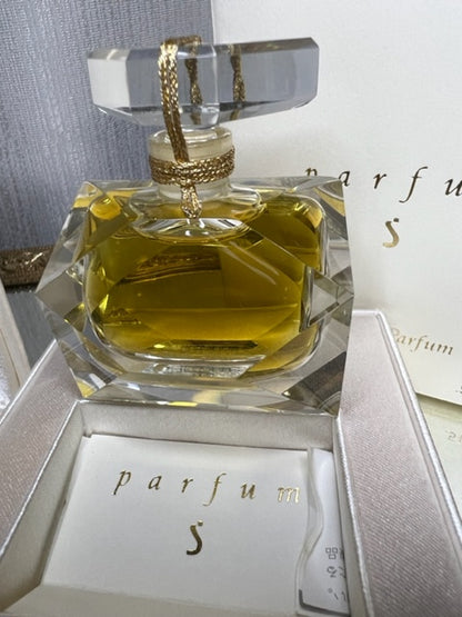 Parfum S by Kao Japon France. 15 ml édition limitée originale 1989. Scellé