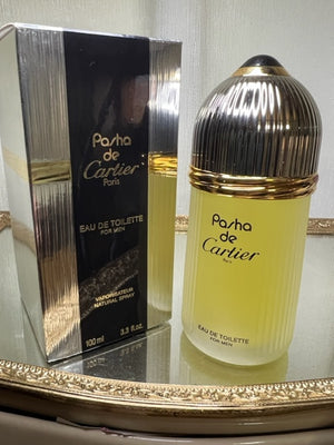 Pasha Cartier edt 100 ml. Rare, vintage original first edition 90s Sealed bottle