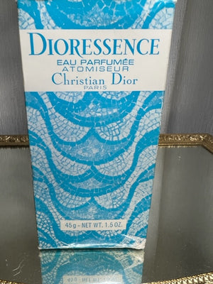 Dioressence Dior parfum 45 g. Rare, vintage “bleu” edition original 1977.