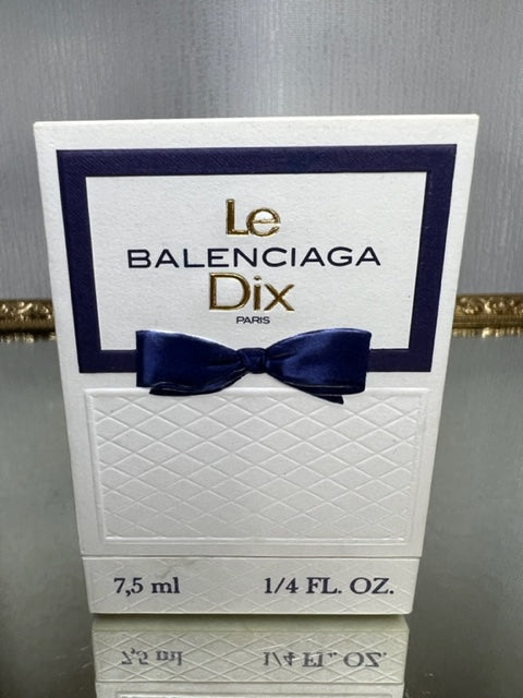 Le Dix Balenciaga pure parfum 7,5 ml. Vintage 1970. Sealed bottle