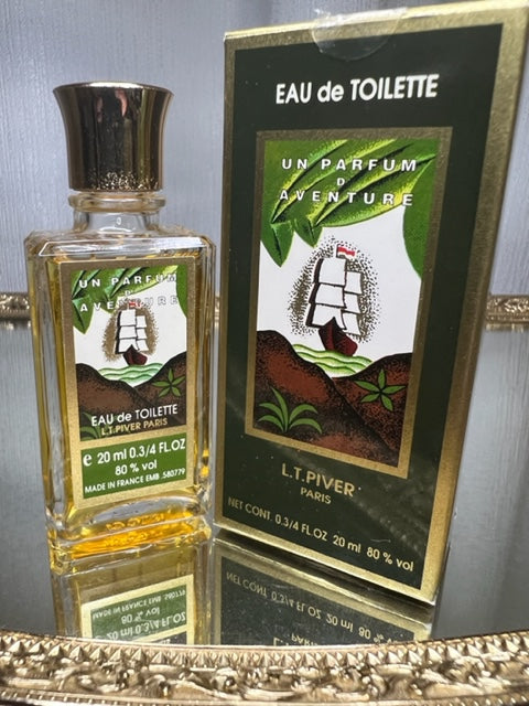 LT Piver d Aventure parfum 20 ml. Rare, vintage 1970. Sealed bottle