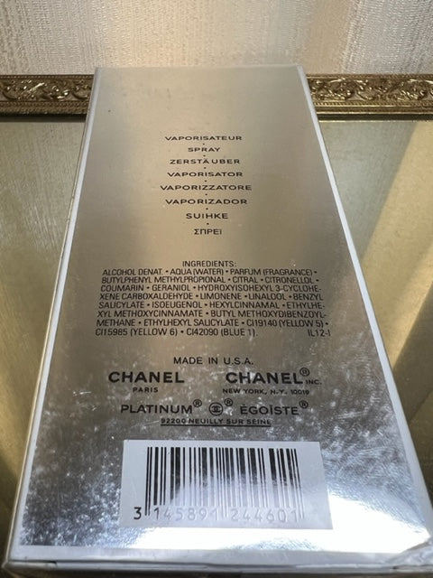 Chanel Platinum Egoiste Pour Homme EDT for Men (50ml) Eau de Toilette Egoist  1993