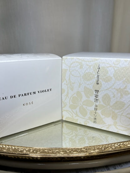 Violet edp 45 ml Kose (Japon). Rare, édition limitée vintage. Flacon en cristal.