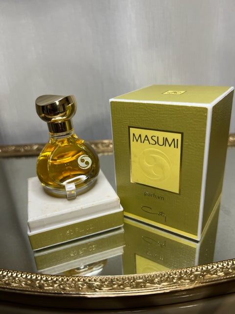 Coty コティ  MASUMI マスミ PARFUM パルファム 香水 15㎖ Masumi Coty pure parfum 15 ml. Vintage 1970s Sealed bottle
