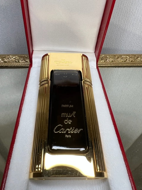 Must de Cartier pure parfum 30 ml. Vintage 1981. Sealed bottle