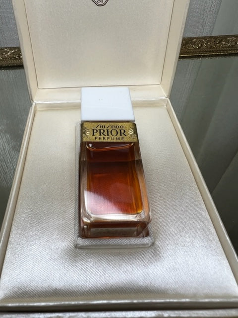 Shiseido Prior extrait 10 ml. Rare, vintage 1970. Flacon scellé