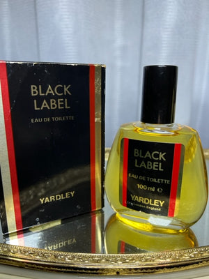 Black Label Yardley cologne 100 ml. Rare vintage 1967 edition.