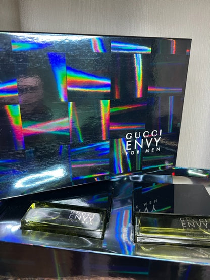 Envy for Men Gucci coffret parfum edt 100 ml/AS 100 ml. Édition 1998