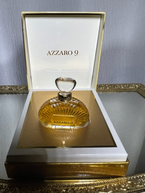 Azzaro 9 Azzaro extrait 7,5 ml. Rare vintage 1984. Sealed crystal bottle