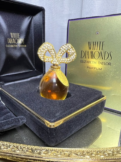 White Diamonds Elizabeth Taylor extrait 7,5 ml. Vintage 1991. Flacon scellé.