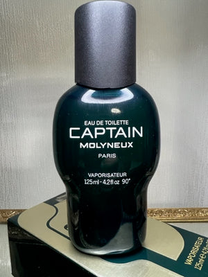 Captain Eau de Toilette (1975) Molyneux edt 125 ml. Vintage original 1975. Sealed bottle