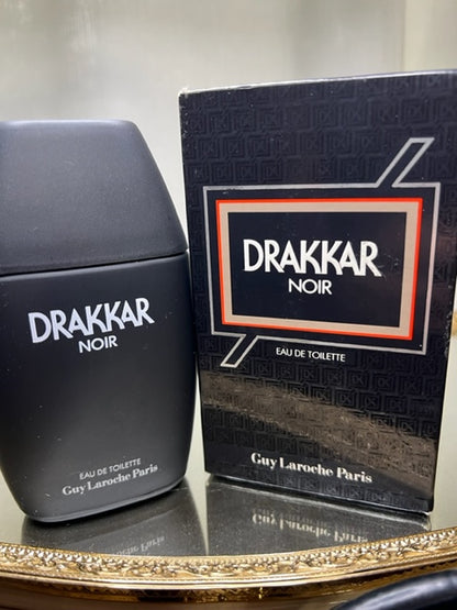 Drakkar Noir Guy Laroche edt 100 ml. Édition originale vintage 1982. Flacon scellé