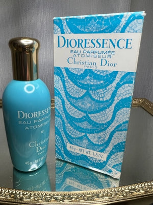 Dioressence Dior parfum 45 g. Rare, vintage “bleu” edition original 1977.