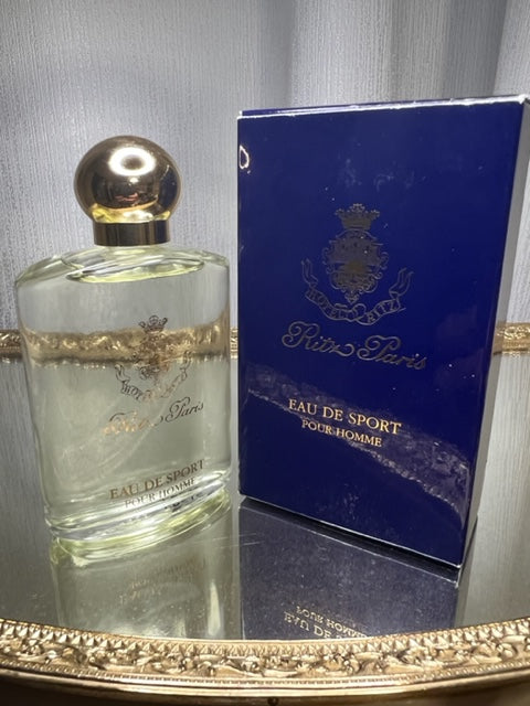 Ritz Paris Eau de Sport pour Homme 50 ml. Rare, vintage 1980s. Sealed bottle