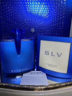 BLV Bvlgari perfume set: edp 75 ml/perfume body lotion 150 ml. Vintage 2000.