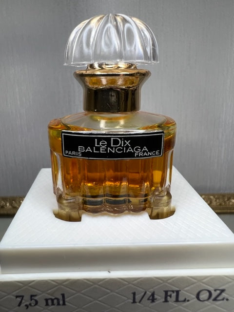 Le Dix Balenciaga pure parfum 7,5 ml. Vintage 1970. Sealed bottle