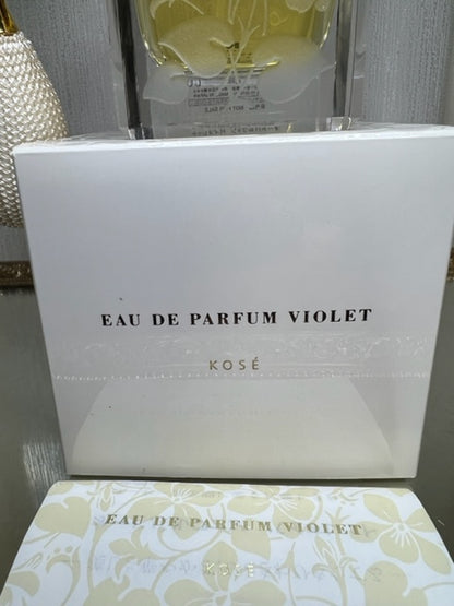 Violet edp 45 ml Kose (Japon). Rare, édition limitée vintage. Flacon en cristal.