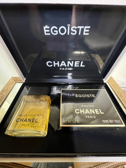 Chanel Egoiste perfume set. Edt 75 ml/perfume savon 150 g. Sealed