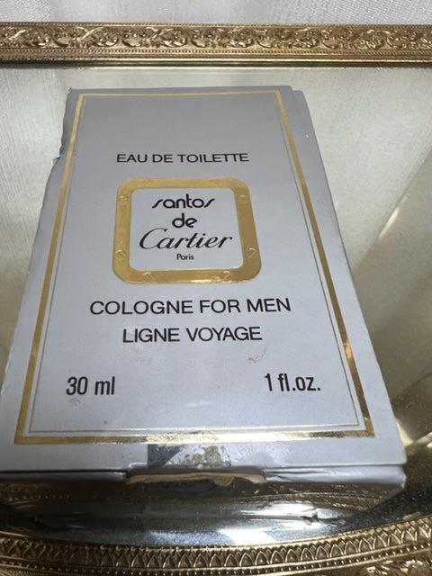 Cartier Santos de Cartier edt 30 ml. Rare, vintage 1981. Sealed bottle