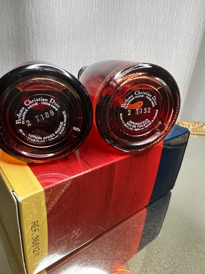 Fahrenheit Dior perfume set edt 50 ml/ après rasage 50 ml. Vintage 1988. Sealed bottles