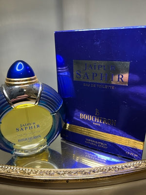 Jaipur Saphir Boucheron edt 50 ml. Rare vintage original 1999 edition.