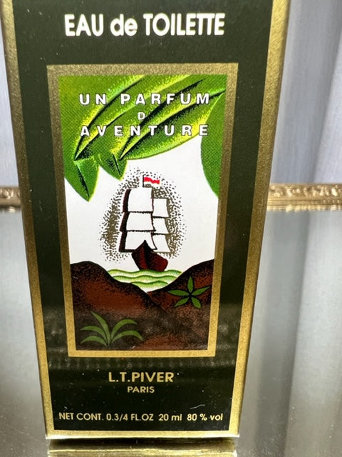 LT Piver d Aventure parfum 20 ml. Rare, vintage 1970. Sealed bottle