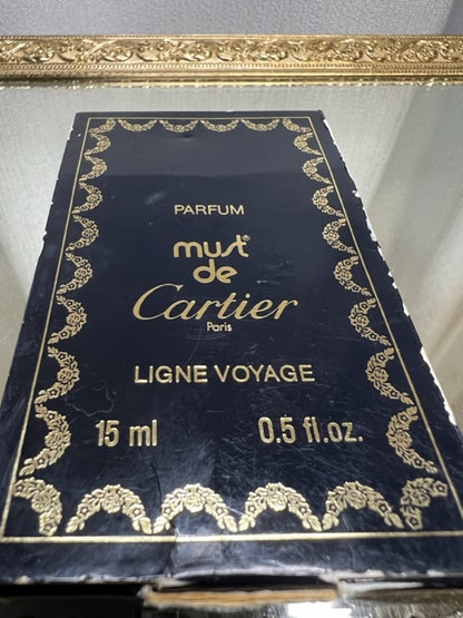 Must de Cartier pure parfum 15 ml. Vintage 1981. Sealed bottle
