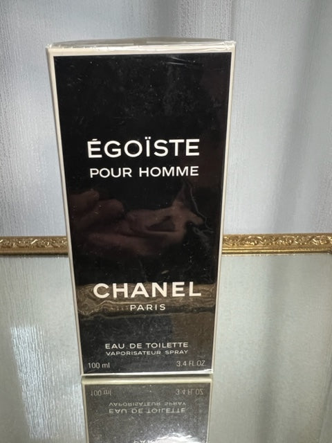 Chanel Egoiste edt 100 ml. Extrêmement rare original 1990. Scellé