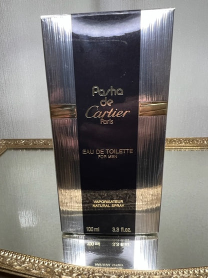 Pasha Cartier edt 100 ml. Rare, vintage original first edition 90s Sealed bottle