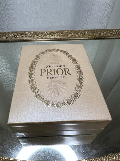 Shiseido Prior extrait 10 ml. Rare, vintage 1970. Flacon scellé