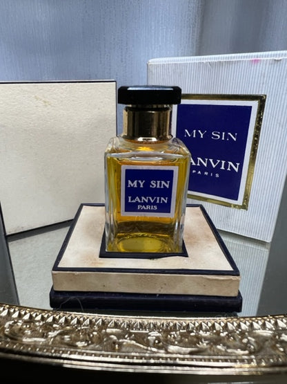 My Sin Lanvin extrait 8 ml. Rare, vintage années 60. Flacon scellé
