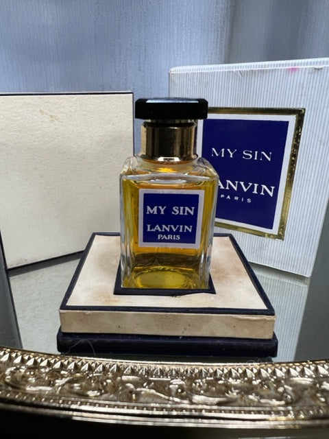 My Sin Lanvin extrait 8 ml. Rare, vintage 60s. Sealed bottle