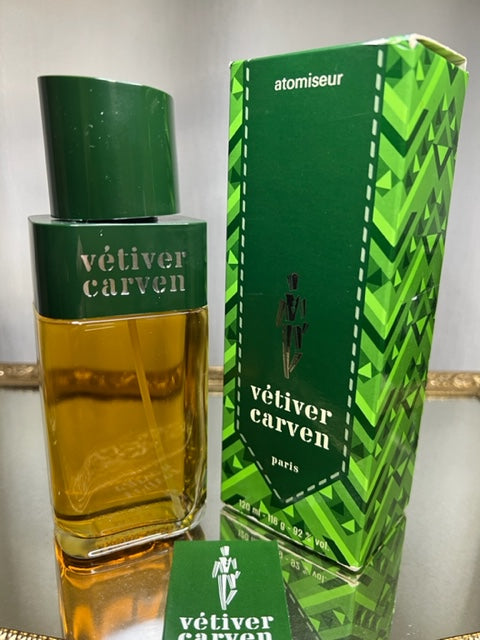 Vetiver Carven (1957) edt 120 g (120 ml). Vintage anni '70. Flacone sigillato