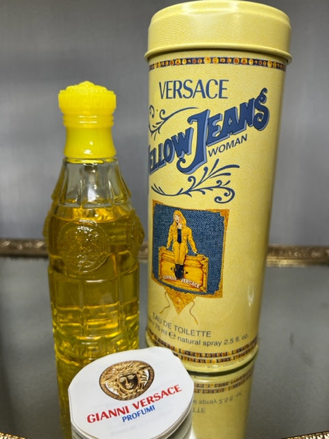 75ml ヴェルサーチ　香水　 Yellow Jeans Woman Yellow Jeans Versace edt 75 ml. Vintage 1996. Sealed bottle