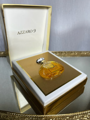 Azzaro 9 Azzaro extrait 7,5 ml. Rare vintage 1984. Sealed crystal bottle